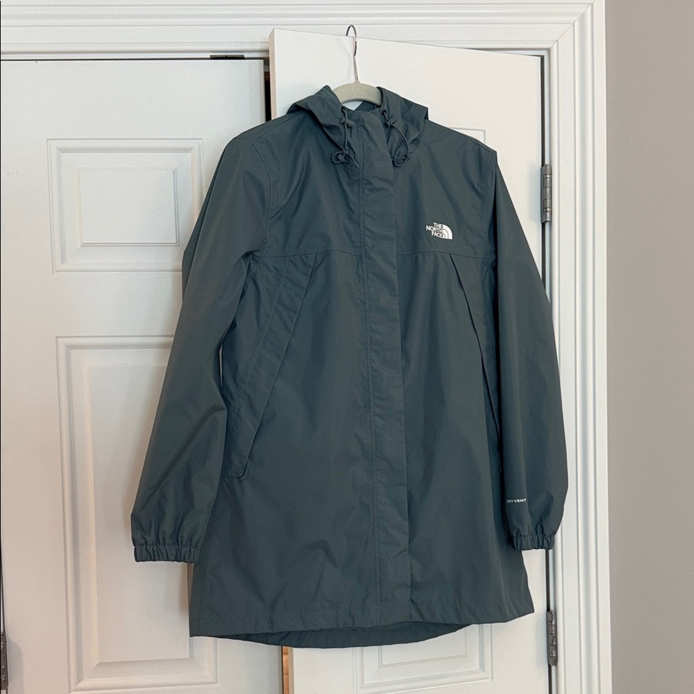 The North Face Mossy grey green color Hooded Jacket